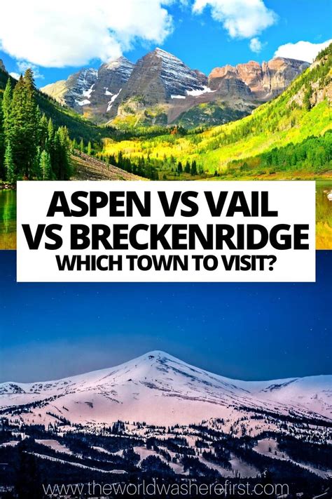 Aspen vs Vail vs Breckenridge: Which Colorado Town to Visit? - The World Was Here First