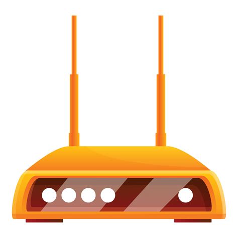 Wifi router icon, cartoon style 14383496 Vector Art at Vecteezy