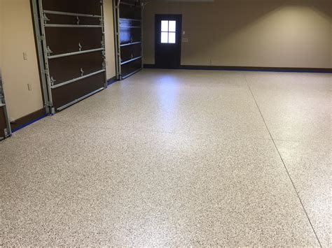 Epoxy Vinyl Chip Garage Floor- Springfield, MA - Diamond Kote Decorative Concrete Resurfacing ...