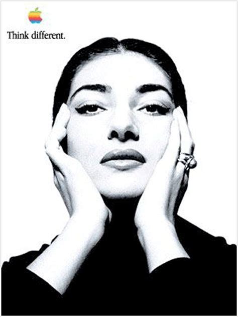 Maria Callas Apple "Think Different" Poster (16x24 inches) – Tamino