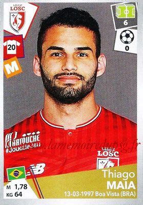 2017-18 - Panini Ligue 1 Stickers - N° 170 - Thiago MAIA (Lille) | Foot ...