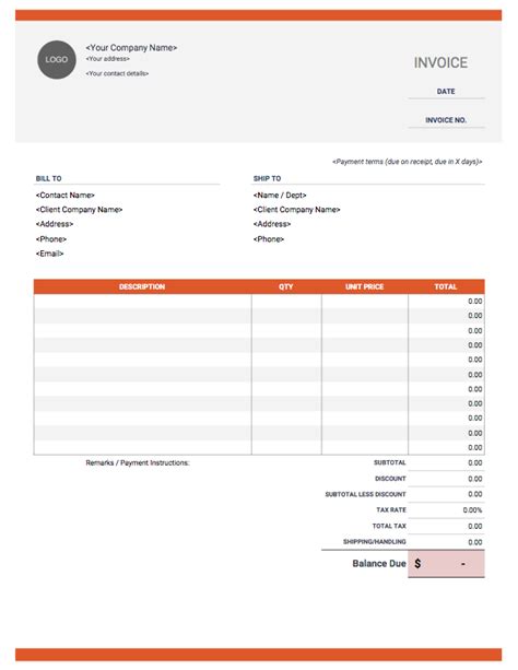 Excel Invoice Template | Free Download | Invoice Simple