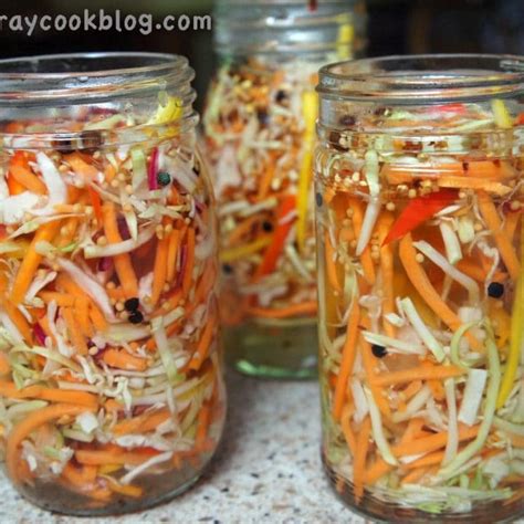 Pickled Vegetable Sandwich Slaw - Pray Cook Blog