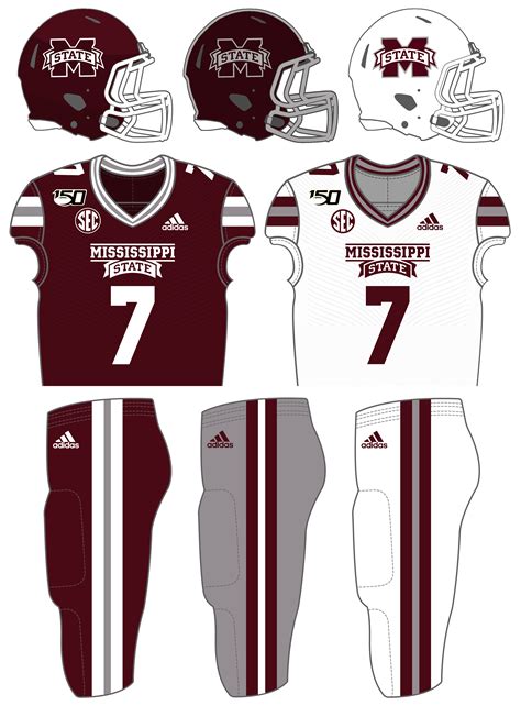 2019 Mississippi State Football Uniforms Season Preview - Hail State Unis