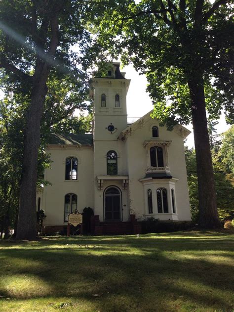 Cronin House. Historic home in Marshall, Michigan. | Lake lighthouse, Michigan, Romanesque