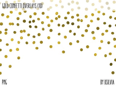 Gold Confetti Transparent Vector Hd Images, Gold Confetti With - Clip Art Library