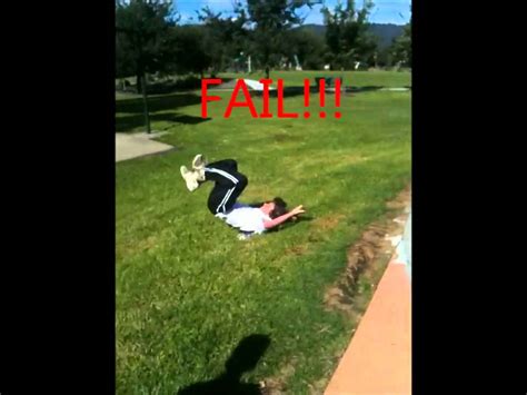 front flip fail - YouTube