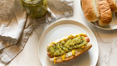 Homemade Hot Dog Relish Recipe