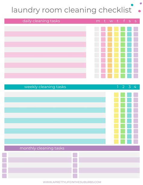 Free Printable Cleaning Planner - A Pretty Life In The Suburbs