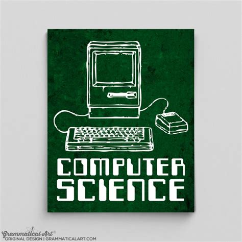 Computer Science Print | Grammatical Art