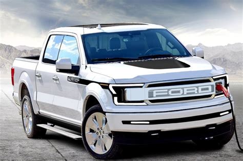 Electric Ford F-150 Rendering Looks Production Ready