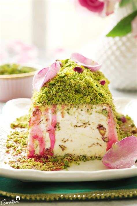 Pistachio Kunafa Ice Cream Cake | Cleobuttera