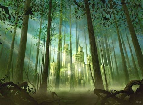 Image result for medieval castles in forests | Fantasy castle, Fantasy forest, Landscape