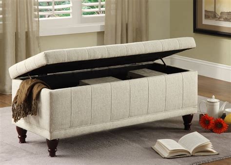 Traditional Bedroom Storage Bench - ROOMVIDIA