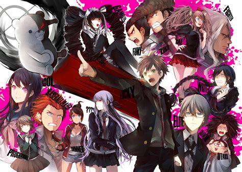 Danganronpa HD Wallpaper: A Clash of Characters