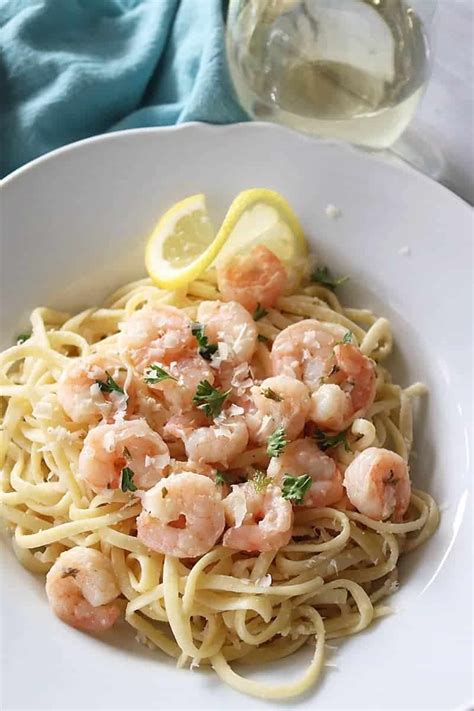 Shrimp in Garlic Wine Sauce - Simply Happenings