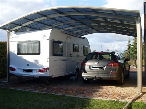 Aluminum carport for PJR caravan