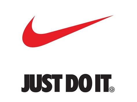 4. Slogan - Nike's famous slogan "Just Do It" is in bold and occupies ...