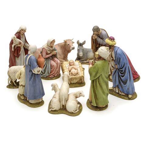 Nativity scene by Landi, 12 figurines 11cm | online sales on HOLYART.co.uk