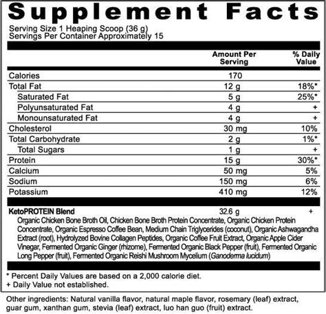 Ancient Nutrition Keto PROTEIN Coffee 545 gm - 17 Servings