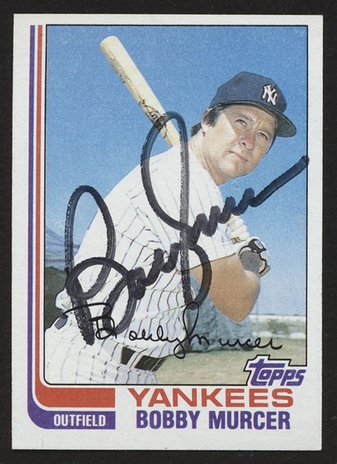 Bobby Murcer Signed Yankees Baseball Card (JSA COA) | Pristine Auction