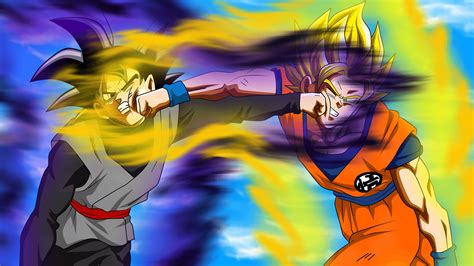 Black Goku vs Goku Wallpapers - Top Free Black Goku vs Goku Backgrounds - WallpaperAccess