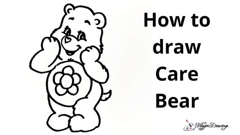 how to draw a care bear step by step - Jutta Tenney