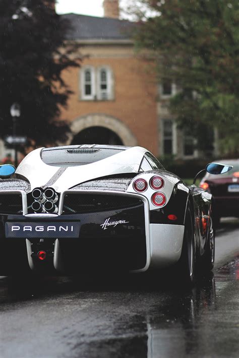 Free download Mobile Hd Wallpapers Pagani Huayra White Street Rain Pagani [1233x1849] for your ...