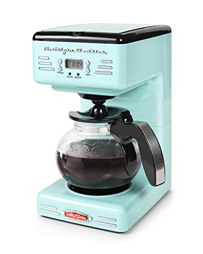 Nostalgia Retro 12-Cup Programmable Coffee Maker – Aqua Blue SALE Coffee Makers Shop ...