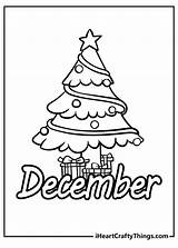 December Coloring Pages sketch template