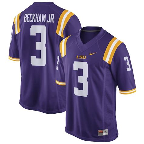 Odell Beckham Jr LSU Tigers Nike Alumni Football Jersey - Purple