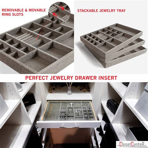 an image of jewelry drawer inserts in the shape of trays and drawers ...