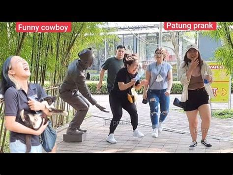 STATUE PRANK, JUST FOR LAUGHING, FUNNY REACTION, LUCU - YouTube