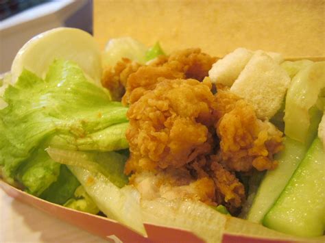 Davao Food: One Plate At a Time: KFC Chicken Salad with Asian Dressing