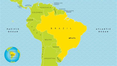 Brazil World Map