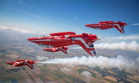 British Royal Air Force’s Red Arrows Fly to the National Air and Space ...