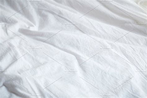 white bed sheets Close up of bedding sheets | High-Quality Abstract Stock Photos ~ Creative Market