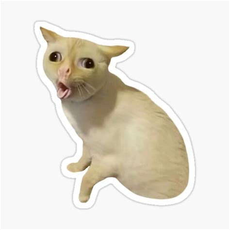 "cat" Sticker for Sale by W D | Redbubble