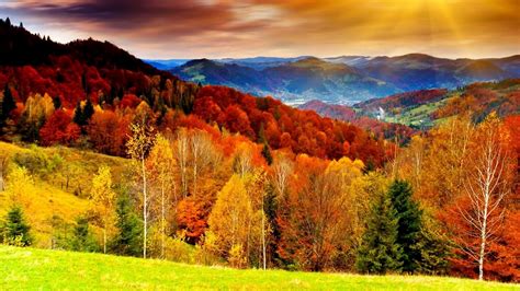 Free photo: Autumn Valley View - Autumn, Clouds, Colors - Free Download - Jooinn