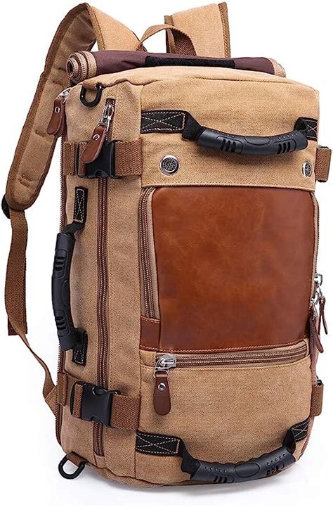 Travel Backpack for Men 30L Carry-on Flight Canvas Backpacks Mens ...