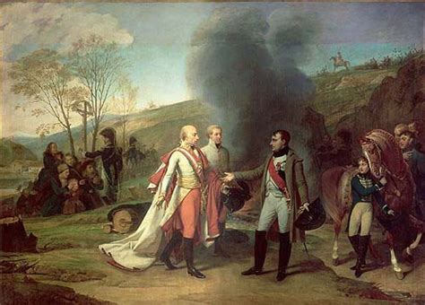 Interview between Napoleon I and Francis II after the Battle of ...