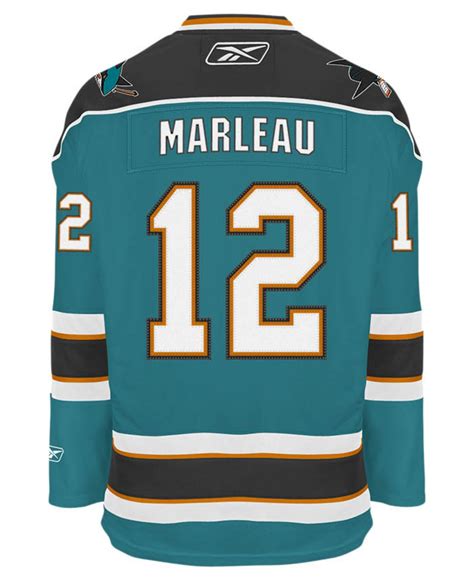 Lyst - Reebok Men's Patrick Marleau San Jose Sharks Premier Jersey in Blue for Men