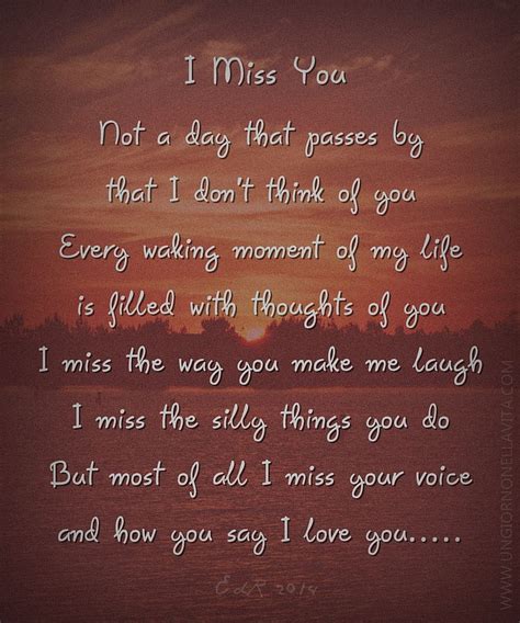 I Miss You Baby Poems