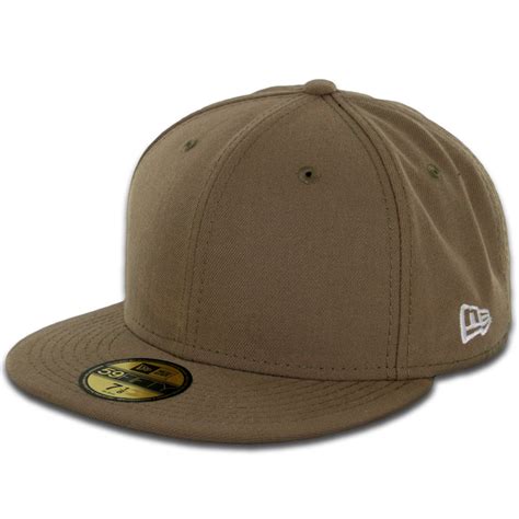 New Era Blanks 59FIFTY Fitted Original Plain Blank Cap | eBay