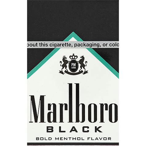 Marlboro Cigarettes, Menthol, Black 20 Ea | Cigarettes | Shaker's Market Place