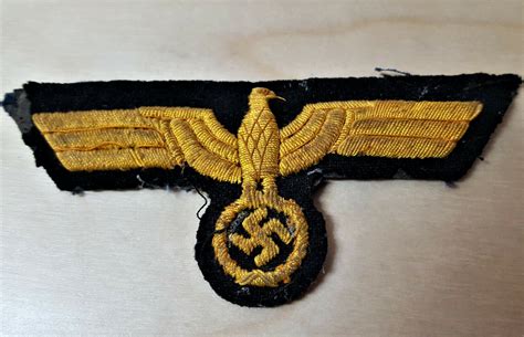 WW2 GERMAN NAVY KRIEGSMARINE OFFICER’S CELLEON UNIFORM BREAST EAGLE ...