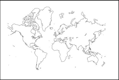 World Map Printable Coloring Pages Mapamundi Para Imprimir Mapamundi ...