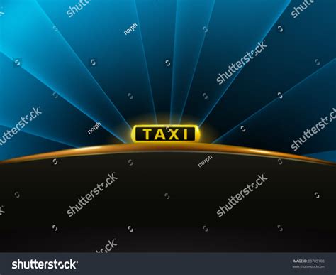 Vector Taxi Sign Stock Vector (Royalty Free) 88705108 | Shutterstock