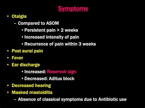 Complications of CSOM (Chronic Suppurative otitis Media) | PPT