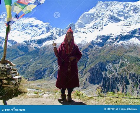 Holy man in Nepal editorial image. Image of mountain - 110738165